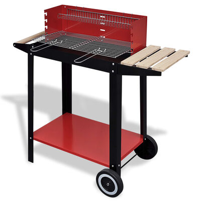 Charcoal BBQ Stand with 2 Wheels