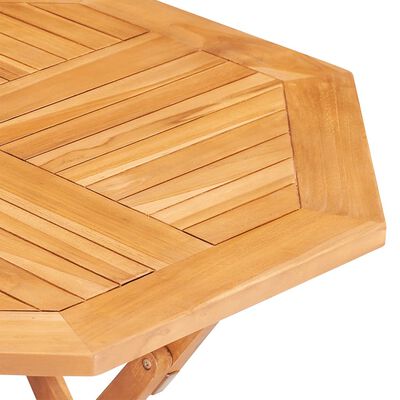 vidaXL Folding Garden Table 85x85x76 cm Solid Teak Wood