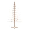 vidaXL Wooden Christmas Tree for Decoration 210 cm Solid Wood Pine