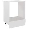 vidaXL Oven Cabinet | White | Engineered Wood | 60 x 46 x 81.5 cm | Oven Cabinet