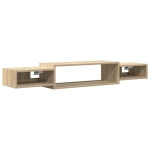 vidaXL Wall-mounted TV Cabinet Wall-Mounted Sonoma Oak