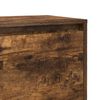 vidaXL Bedside Cabinet Smoked Oak 45x34x44.5 cm Engineered Wood