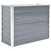 vidaXL Raised Bed | Grey | Galvanised Steel | 100x40x77 cm | Durable