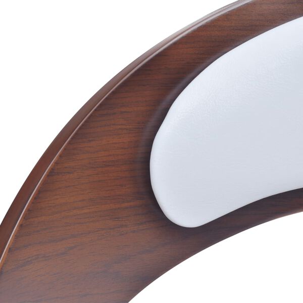 vidaXL Bar Stools 2 pcs with Bentwood Frame Artificial Leather