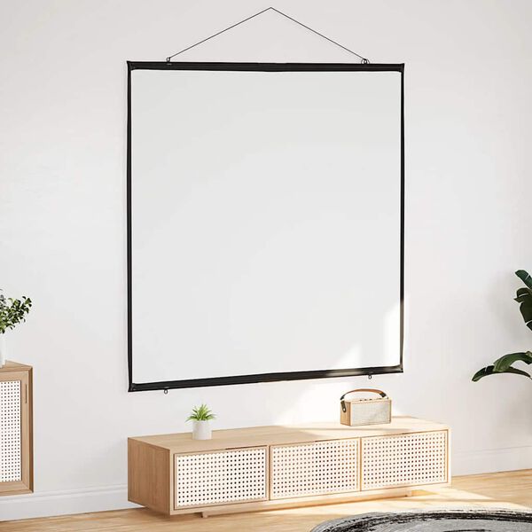 vidaXL Projection Screen Wall-Hanging 81 Inch 1:1