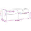 vidaXL TV Wall Cabinet White 80x30x30 cm Engineered Wood