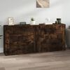 vidaXL Sideboards 2 pcs Smoked Oak Engineered Wood