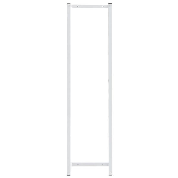 vidaXL Towel Rack White 25x20x95 cm Steel