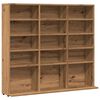 vidaXL CD Cabinet Artisan Oak 100x23x89,5 cm Engineered Wood