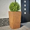 vidaXL Garden Planter 45x45x75 cm Weathering Steel