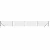 vidaXL Wire Mesh Fence with Spike Anchors Anthracite 1x10 m