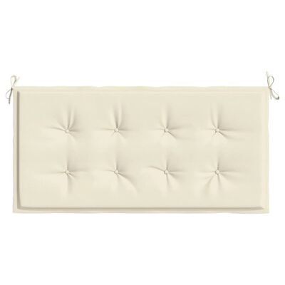 vidaXL Garden Bench Cushion Cream 120x50x3 cm Oxford Fabric