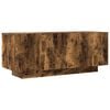 vidaXL TV Cabinet Smoked Oak 100x35x40 cm Engineered Wood