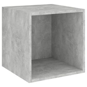 vidaXL Wall Cabinet | Concrete Grey | Engineered wood | 37 cm x 37 cm x 37 cm