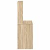 vidaXL Desk with Shelves Sonoma Oak 100x45x140 cm Engineered Wood