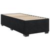 vidaXL Bed Frame without Mattress Black King Single Velvet