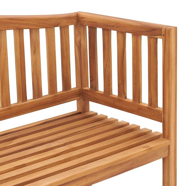 vidaXL Garden Bench 150 cm Solid Teak Wood