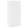 vidaXL Wardrobe White 82.5x51.5x180 cm Engineered Wood