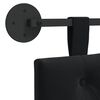 vidaXL Hanging Headboard Wall-mounted Black 170 x 55 x 7 cm Velvet