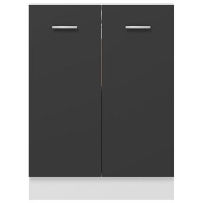 vidaXL Bottom Cabinet Grey 60x46x81.5 cm Engineered Wood