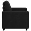 vidaXL Sofa Chair Black 100x78x80 cm Velvet