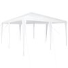 vidaXL Party Tent White 400 x 400 x 266 cm Polyethylene and Steel