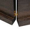 vidaXL Bathroom Countertop Dark Brown 140x40x(2-4) cm Treated Solid Wood