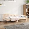 vidaXL Day Bed without Mattress 90x190 cm Single Solid Wood Pine