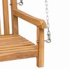 vidaXL Swing Bench Other Brown 114 x 60 x 64 cm Solid teak wood