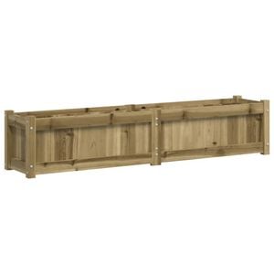 vidaXL Garden Planter 150x31x31 cm Impregnated Wood Pine