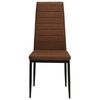 vidaXL Dining Chairs 6 pcs Brown Fabric