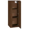 vidaXL Wall Mounted TV Cabinet Brown Oak 40x34,5x100 cm