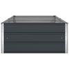 vidaXL Planter Anthracite 195 x 100 x 45 cm Galvanised Steel