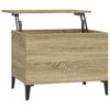 vidaXL Coffee Table Sonoma Oak 60x44,5x45 cm Engineered Wood