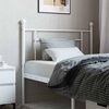 vidaXL Metal Replace Headboard White 90 cm