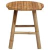 vidaXL Garden Stool Natural &Oslash; 38 x 42 cm Bamboo