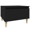 vidaXL Side Tables 2 pcs Black 50x46x35 cm Engineered Wood