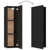 vidaXL 8 Piece TV Cabinet Set Black Engineered Wood