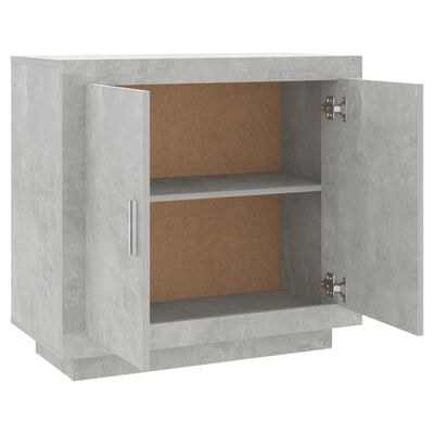 vidaXL Sideboard Concrete Grey 80x40x75 cm Engineered Wood