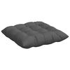 vidaXL Seat Cushions 4 pcs Dark Grey 40 x 40 x 6 cm Fabric
