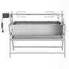 Iron and Stainless Steel BBQ Rotisserie Spit