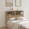 vidaXL Headboard Cabinet Artisan Oak 140x19x103.5 cm