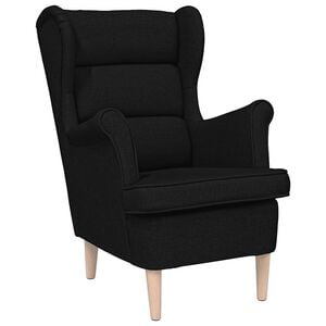 vidaXL Armchair Black 74x84x100 cm Fabric