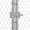 vidaXL Chicken Cage Silver 170 x 100 x 177 cm Galvanised Steel