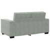 vidaXL 2-Seater Sofa Light Grey 160x78x84 cm Velvet