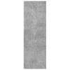 vidaXL Corner Cabinet Concrete Grey 33x33x100 cm Engineered Wood