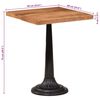 vidaXL Bistro Table 60x60x76 cm Solid Acacia Wood