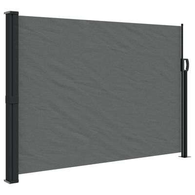 vidaXL Retractable Side Awning Anthracite 140x500 cm