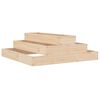 vidaXL Planter 80x80x27 cm Solid Wood Pine