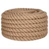 vidaXL Jute Rope 10 m Long 36 mm Thick